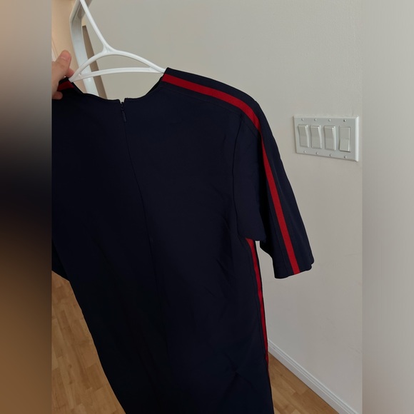 BRAND NEW Stretch Cady Minidress in Blue - Picture 5 of 5